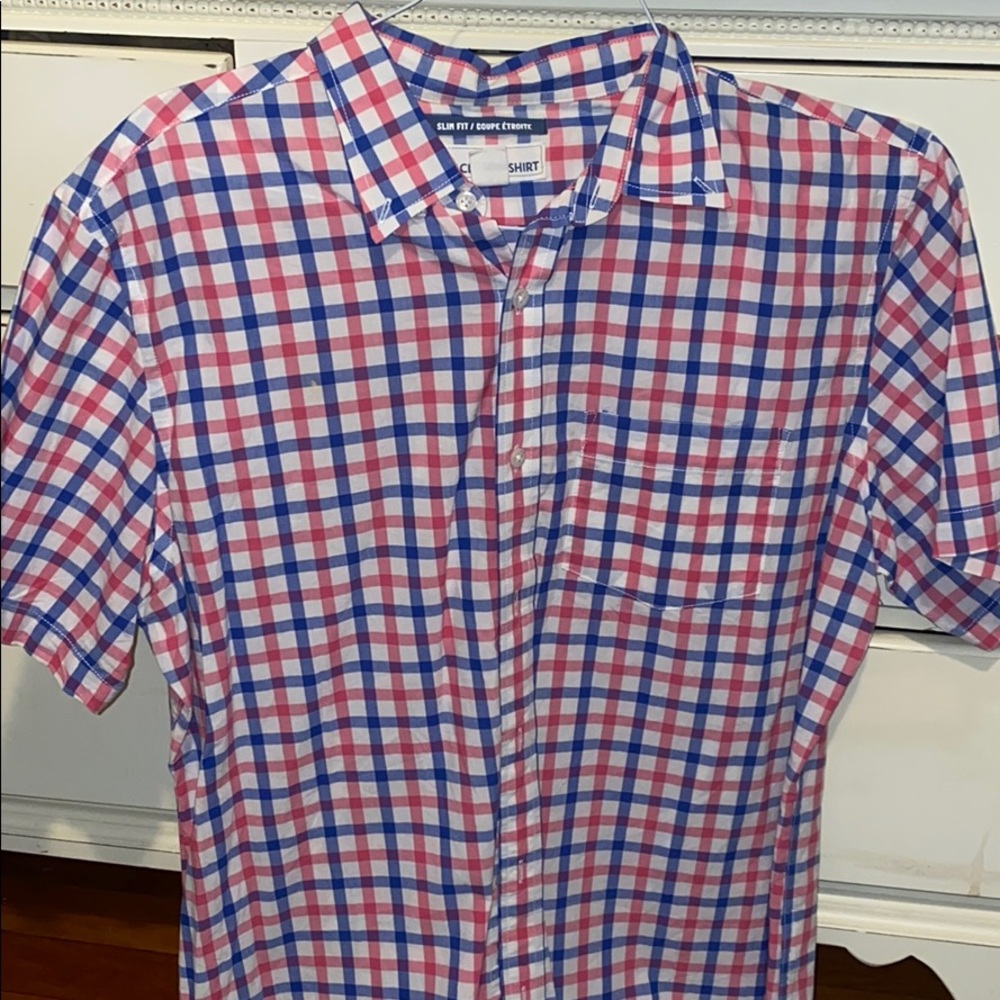 men’s short sleeve button down